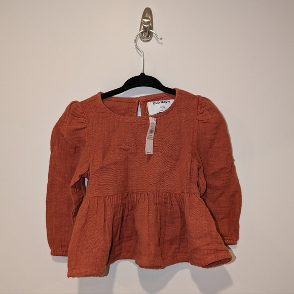 BNWT Long Sleeve Peplum Blouse 💙2 For 15💙 - Picture 1 of 3